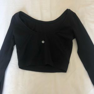 Lululemon Arise Crop Top In Black